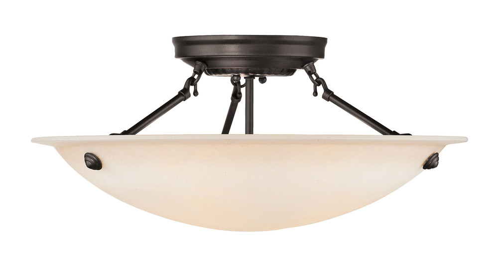 3 Light Bronze Ceiling Mount