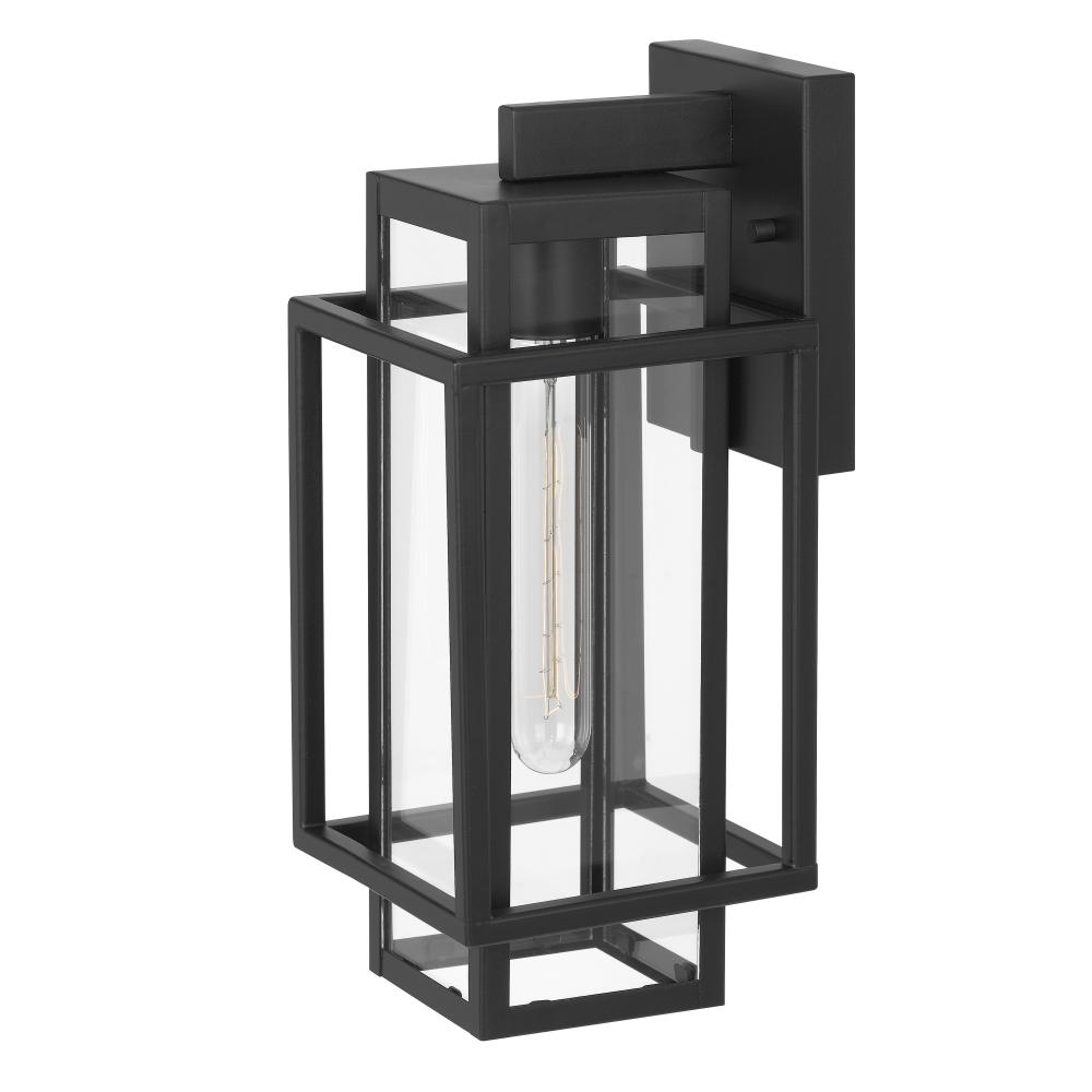 Tahoma 15 In 1-Light Matte Black Finish - Outdoor Wall Sconce Lamp