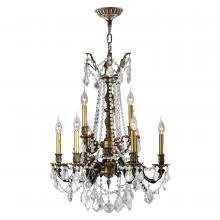 Worldwide Lighting Corp W83307BP23-CL - Windsor 9-Light Antique Bronze Finish and Clear Crystal Chandelier 23 in. Dia x 31 in. H Large