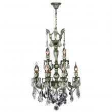 Worldwide Lighting Corp W83324B21 - Versailles 12-Light Antique Bronze Finish and Clear Crystal Chandelier 21 in. Dia x 32 in. H Two 2 T