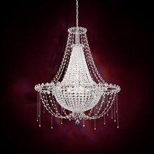 Schonbek 1870 CM8334N-401R - Chrysalita 8 Light 120V Chandelier in Polished Stainless Steel with Clear Radiance Crystal