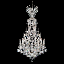 Schonbek 1870 3783-51 - Renaissance 25 Light 120V Chandelier in Black with Heritage Handcut Crystal