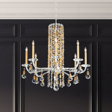 Schonbek 1870 RS83081N-22H - Siena 8 Light 120V Chandelier in Heirloom Gold with Heritage Handcut Crystal