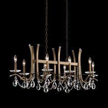 Schonbek 1870 VA8435N-76H - Vesca 8 Light 120V Chandelier in Heirloom Bronze with Clear Heritage Handcut Crystal