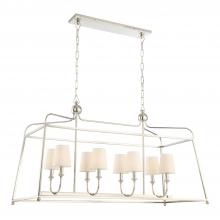 Crystorama 2249-PN - Libby Langdon for Crystorama Sylvan 8 Light Polished Nickel Chandelier