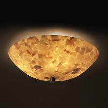 Justice Design Group ALR-9671-25-MBLK - 18" Semi-Flush Bowl w/ GU24-LED Lamping