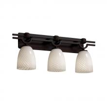 Justice Design Group FSN-8503-40-MROR-DBRZ - Argyle 3-Light Bath Bar