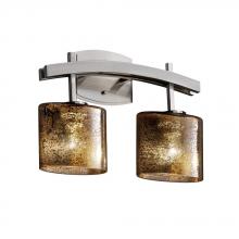 Justice Design Group FSN-8592-40-MROR-NCKL - Archway 2-Light Bath Bar