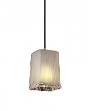 Justice Design Group GLA-8816-26-WTFR-DBRZ-RIGID - Small 1-Light Pendant