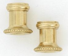Satco Products Inc. S70/174 - 2 Brass Threaded Knurled Necks