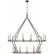 Visual Comfort & Co. Signature Collection CHC 5277AI - Darlana Oversized Two Tier Chandelier