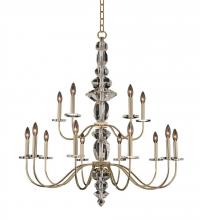 Allegri by Kalco Lighting 031252-041-FR001 - Bolivar (10+5) Light 2 Tier Chandelier