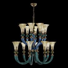 Allegri by Kalco Lighting 043672-044-GLMULTI - TINTA 2-TIER CHANDELIER