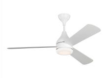 Visual Comfort & Co. Fan Collection 3STMSM52RZWD - Streaming Smart 52" Dimmable Indoor/Outdoor Integrated LED White Ceiling Fan
