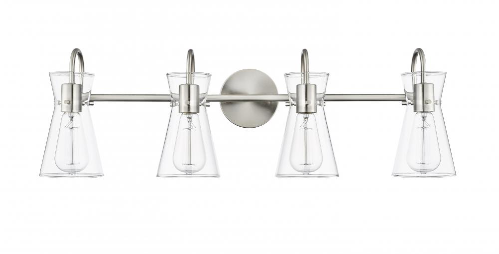 Camellia 30.75" Wide 4-Light Vanity - Polished Nickel