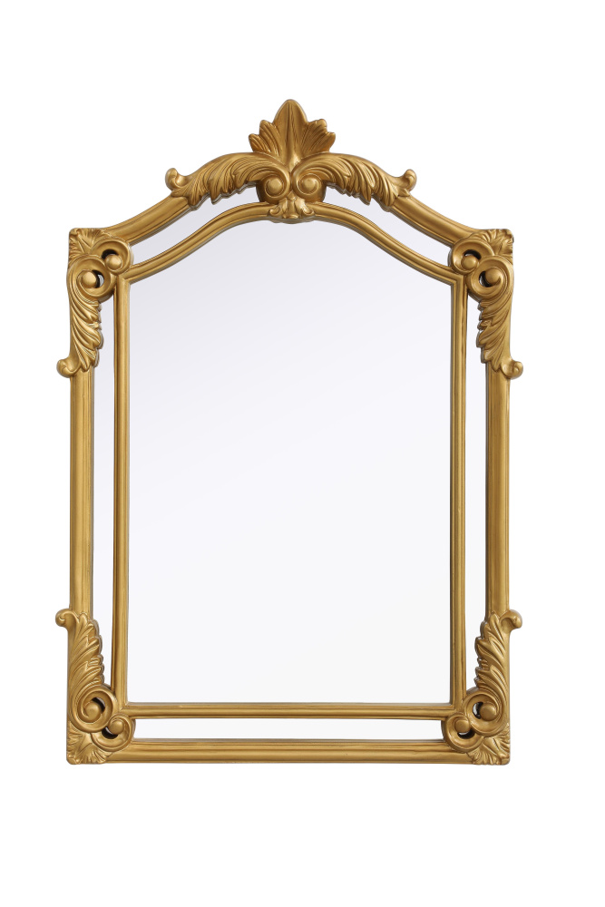 Madeline 25.5x36 Traditional Mirror in Gold Leaf