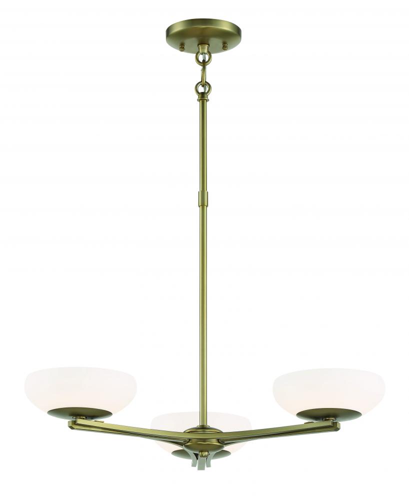 SCALE - 3 LIGHT CHANDELIER LED
