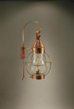 Northeast Lantern 2741-DB-MED-CLR - Caged Pear Wall Dark Brass Medium Base Socket Clear Glass