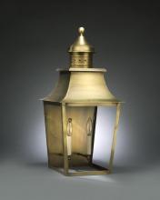 Northeast Lantern 5551-VG-LT2-CLR - Pagoda Wall Verdi Gris 2 Candelabra Sockets Clear Glass