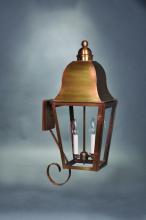 Northeast Lantern 6416-DAB-LT2-CLR - Bracket Wall Fixture Bottom Scroll  Dark Antique Brass Finish  2 Candelabra Sockets  Clear