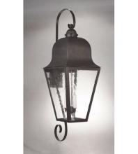 Northeast Lantern 6428-DB-LT3-CLR - Bracket Wall Fixture  Top & Bottom Scroll Dark Brass Finish  3 Candelabra Sockets  Clear G