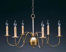 Northeast Lantern 969-DB-LT6 - Hanging S-Arms Dark Brass 6 Candelabra Sockets