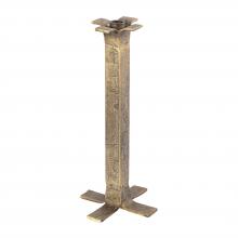 ELK Home H0897-10927 - Splay Candleholder - Large Aged Brass