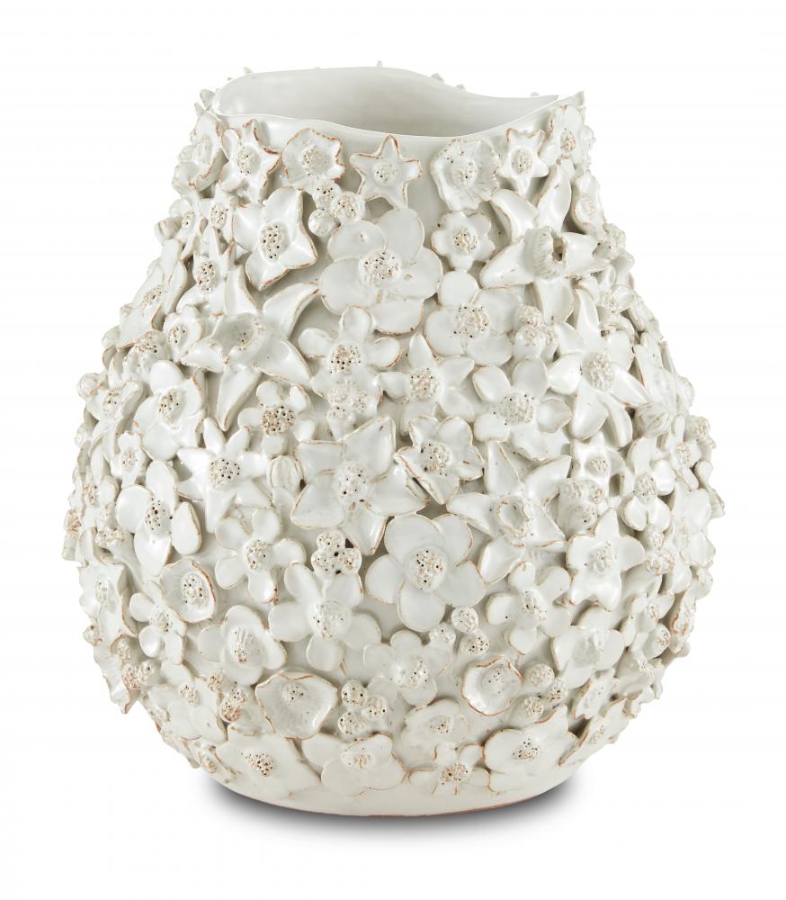 Jessamine White Vase