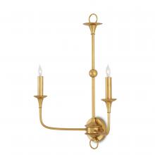 Currey 5000-0214 - Nottaway Gold Large Wall Sconce