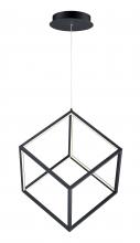 ET2 E30582-BK - 4 Square-Single Pendant