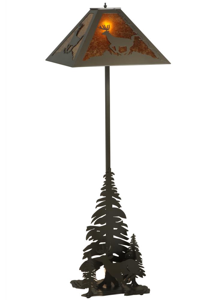 72"H Lone Deer 2 LT Floor Lamp