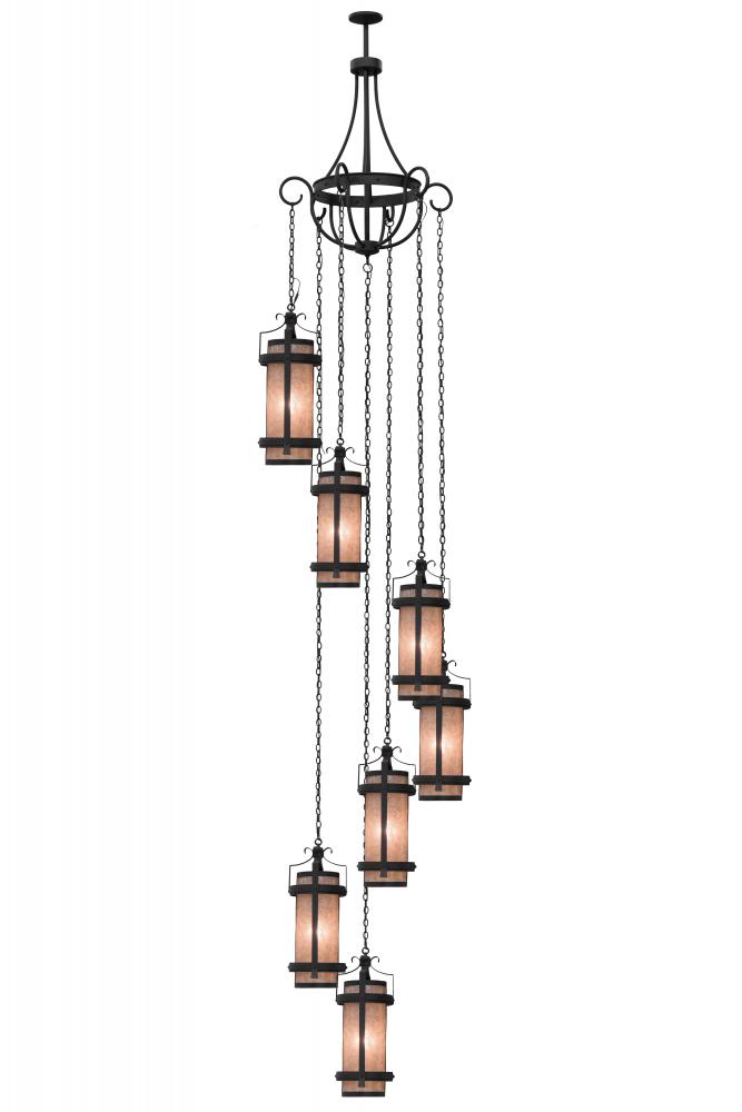 45" Wide Castellon 7 Light Cascading Pendant