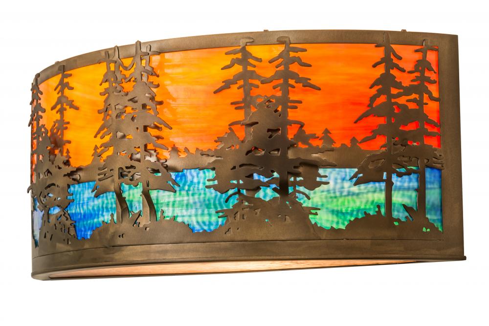 30"W Tall Pines Wall Sconce