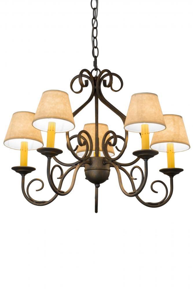 24" Wide Jenna 5 Light Chandelier