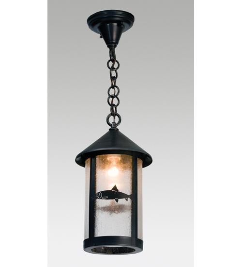 8"W Bonefish Fulton Hanging Lantern Pendant