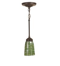 Meyda White 102091 - 5" Wide Terra Verde Mini Pendant