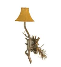 Meyda White 104457 - 9" Wide Lone Pine Wall Sconce