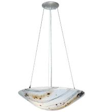 Meyda White 108725 - 18" Wide Metro Fusion Ramoscelli Inverted Pendant