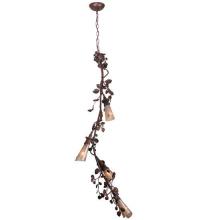 Meyda White 114383 - 16"W Vinca Vine 4 LT Chandelier