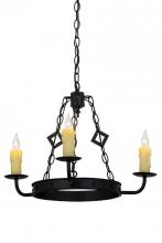 Meyda White 115232 - 24"W Elvita 3 LT Chandelier