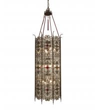 Meyda White 117398 - 24" Wide Saskia Pendant