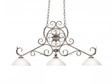 Meyda White 118120 - 54" Wide Christabel Oblong Pendant