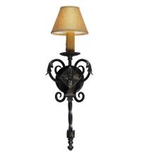 Meyda White 119744 - 7" Wide Catherine Wall Sconce