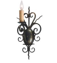 Meyda White 120136 - 11" Wide Kenneth 1 Light Wall Sconce