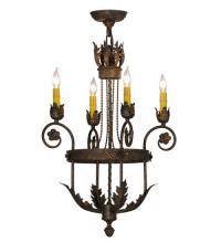 Meyda White 120410 - 18"W Antonia 4 LT Chandelier