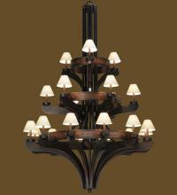 Meyda White 122634 - 62"W Castilla 3 Tier Chandelier