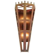 Meyda White 123235 - 7.5"W Woolf Octagon Wall Sconce