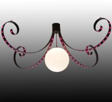 Meyda White 130117 - 96"W Carnevale 4 LT Chandelier