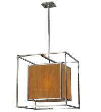 Meyda White 131699 - 22"Sq Kitzi Box Pendant