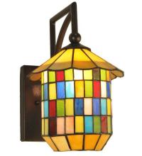 Meyda White 132717 - 7.5" Wide Meyer Lantern Wall Sconce